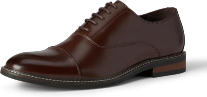 Men'S Cap Toe Oxford Dress Shoes