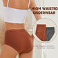 High Waisted Cotton Underwear for Women Ladies Lace Panties 4 Pack