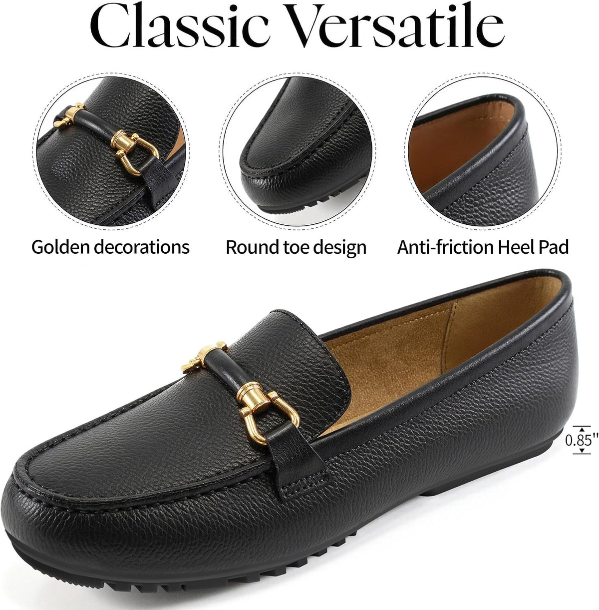 Loafers for Women Comfortable Slip on Business Work Flats Shoes Casual Driving Moccasins Penny Loafer