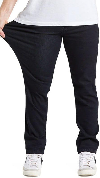 Mens Jeans, Athletic Fit, Stretch Denim Jeans for Men, Comfortable, 4-Way Stretch, Flexible Pants, Size up If Needed