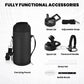 Insulated Water Bottle 40 Oz, Triple Wall Vacuum Stainless Steel