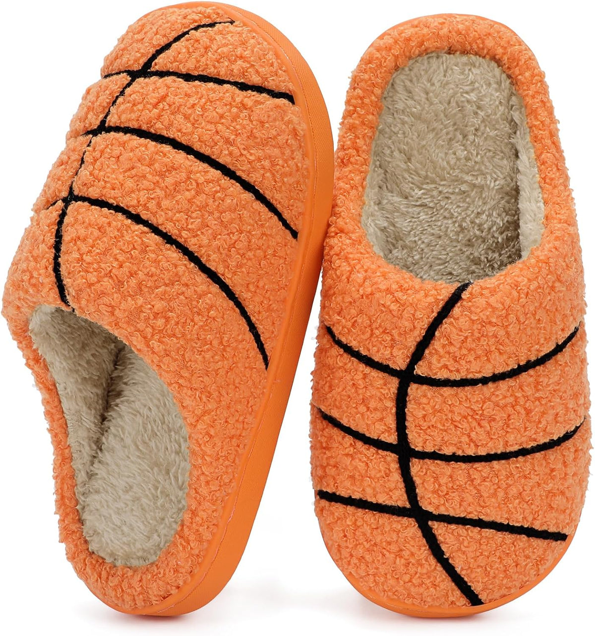 Kids Slippers, Warm Plush House Shoes with Non-Slip Sole