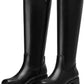 Women Knee High Boots: Comfortable Low Heel Long Boot