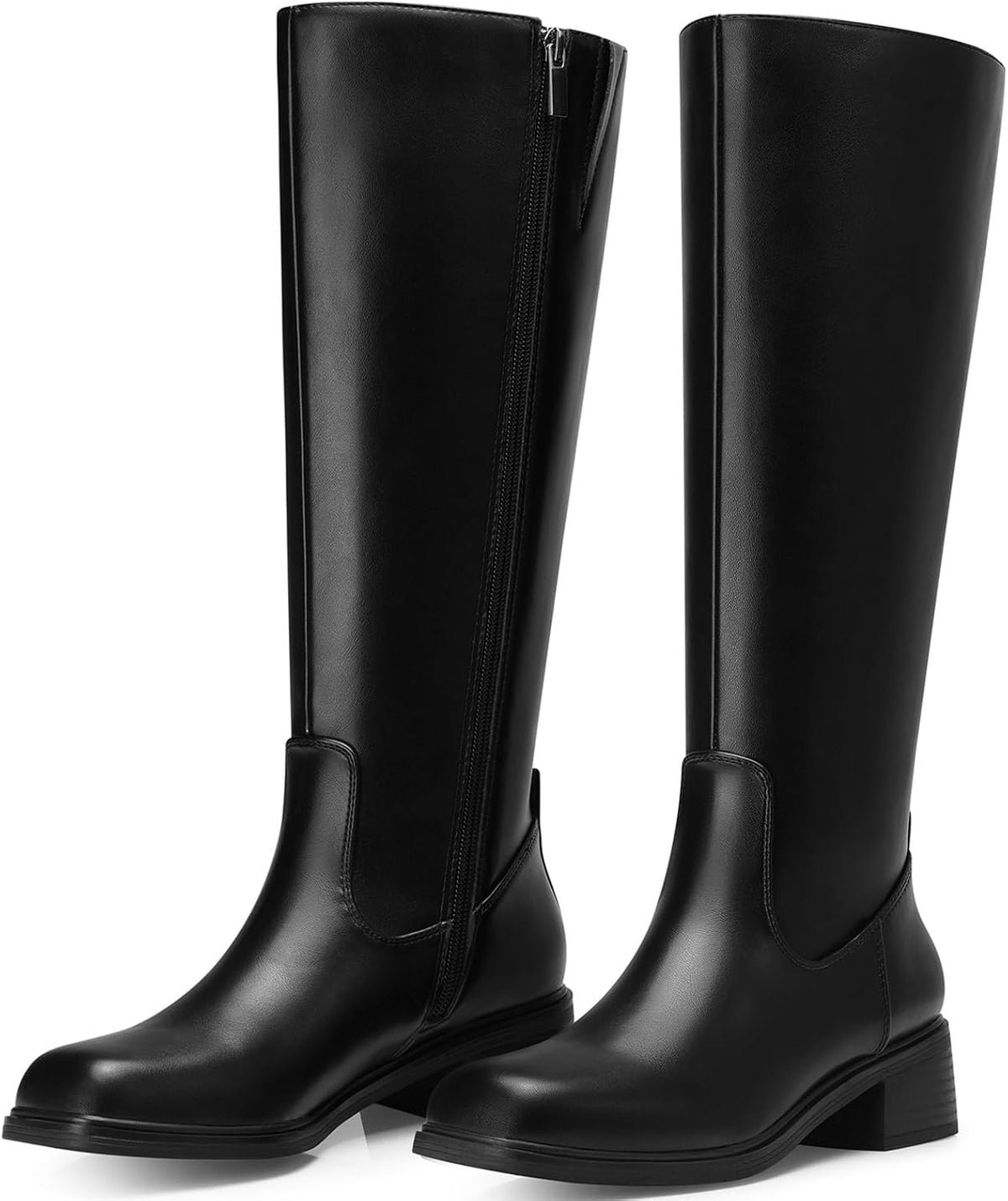 Women Knee High Boots: Comfortable Low Heel Long Boot