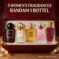 Women Eau De Parfum Blind Box 50ml, Random 1 out of 5 Ladies Perfume Spray, Floral Fruity Woody Long Lasting Fragrance, Portable Female Perfume for Dating Wedding Daily Use, Surprise Gift for Women Birthday Anniversary Present