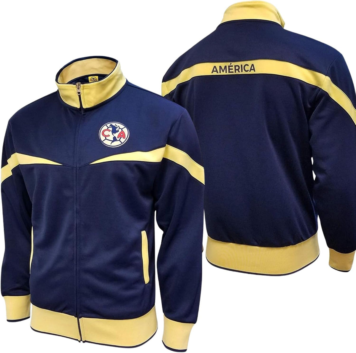 Officially Licensed Club America Soccer Track Jacket - Unisex Adult
