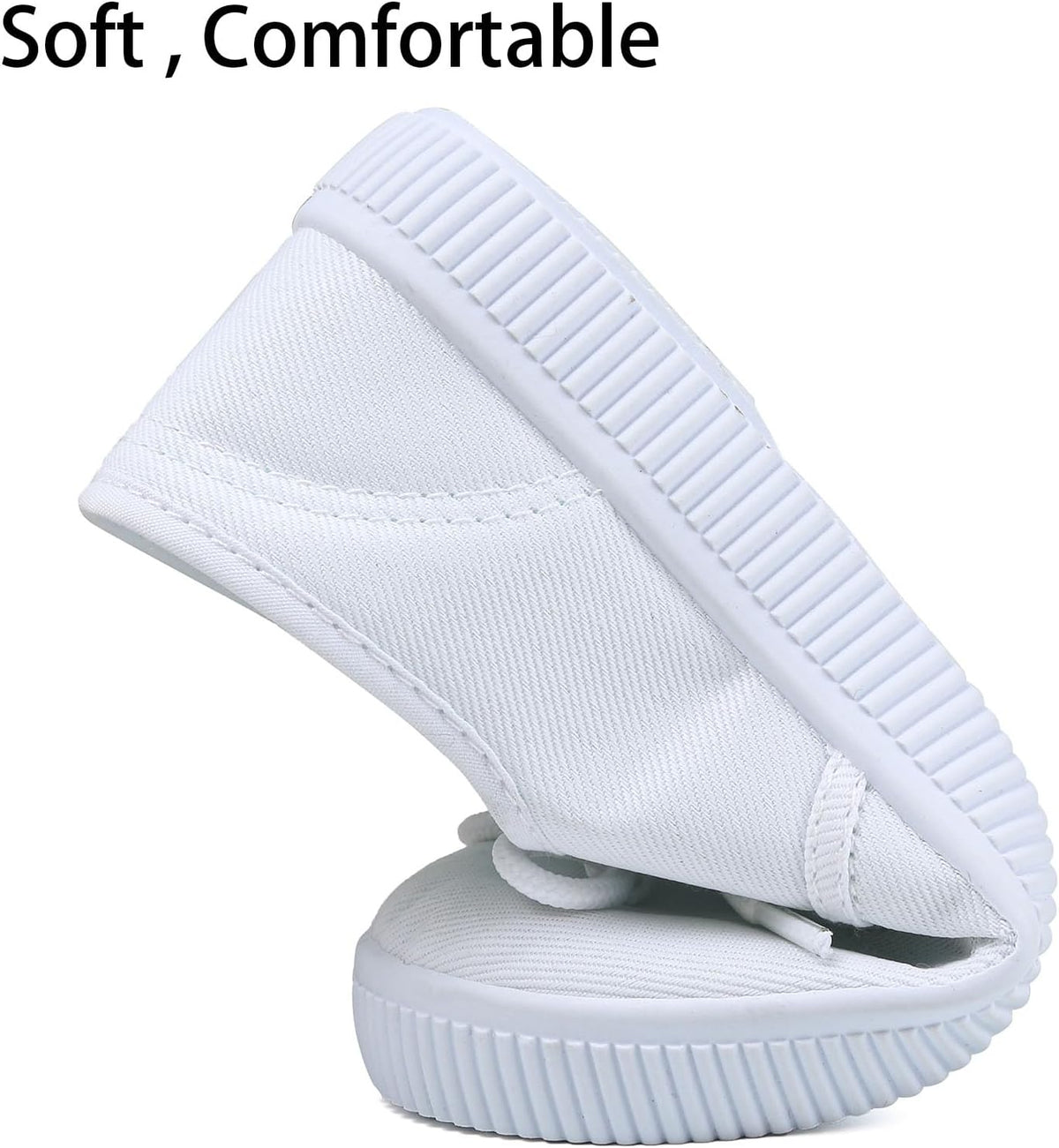 Boy'S Girl'S Kids White Canvas Shoes(Toddler/Little Kids/Big Kids)
