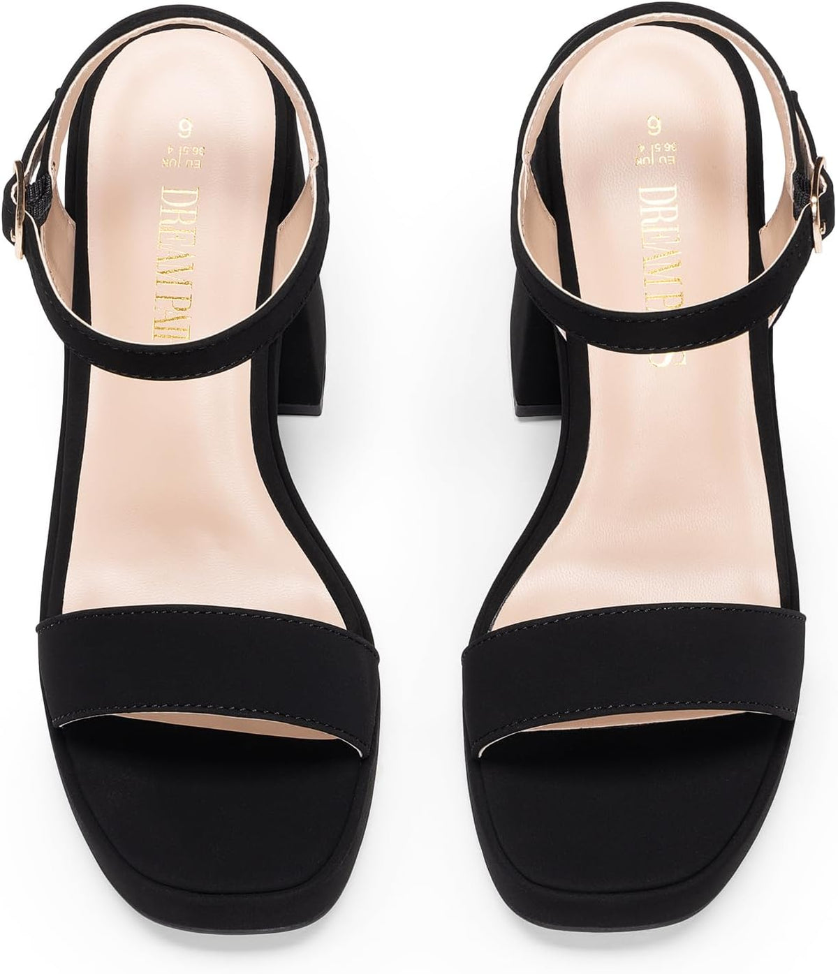 Heels for Women Block Chunky Platform Sandal