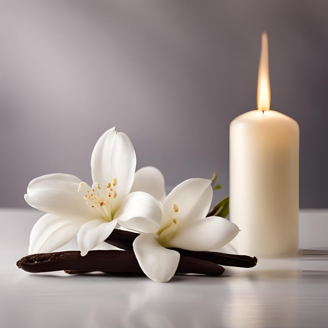 Vanilla Bean Candle - Vanilla Candles for Home - Soy Wax Scented Candles - Hand-Poured (7Oz.)
