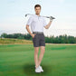Mens Golf Shirt Short Sleeve Dry Fit Print Moisture Wicking Performance Patterns Collared Polo Shirt