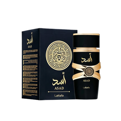 Lattafa Perfumes Asad for Unisex Eau De Parfum Spray, 3.4 Ounce