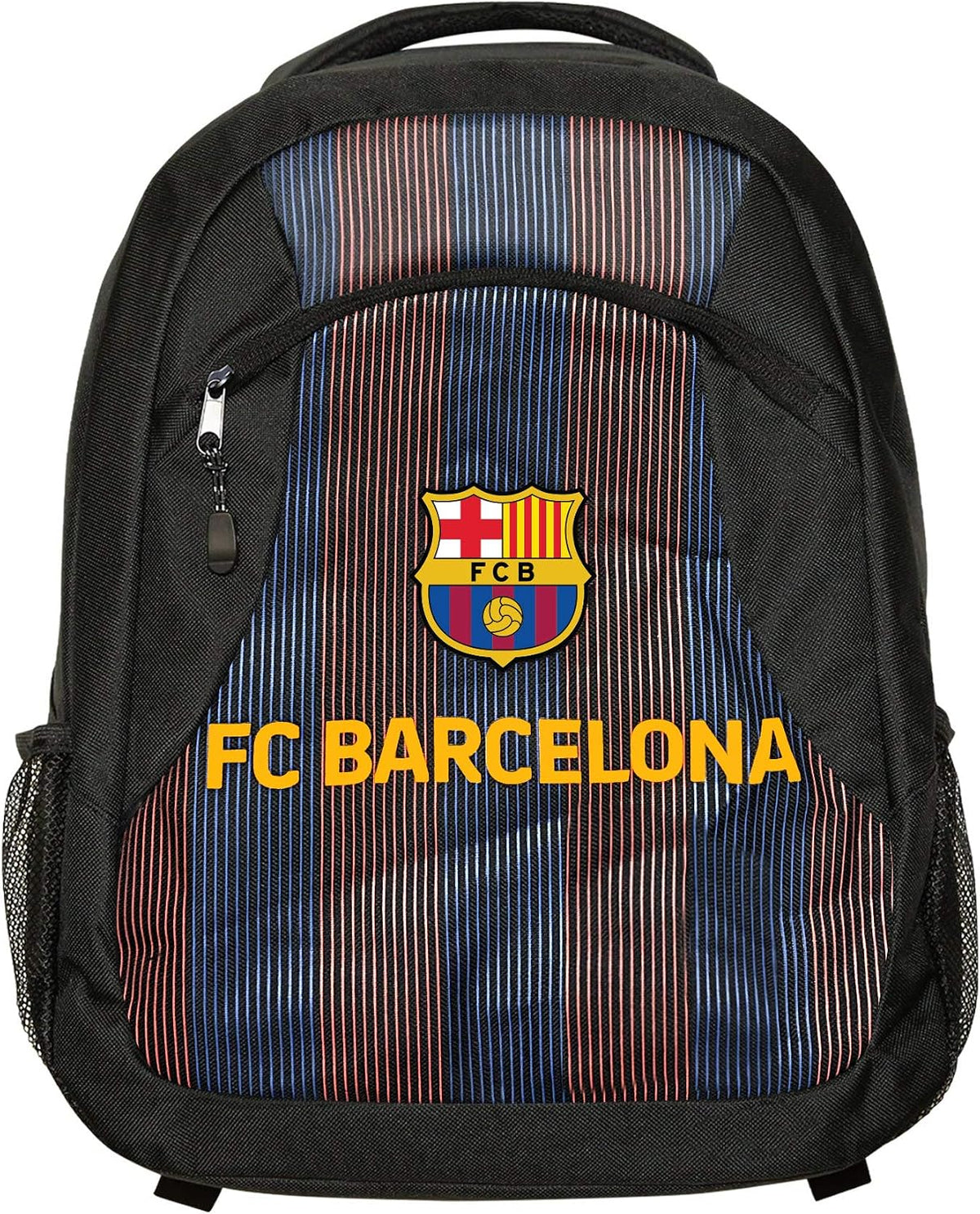 Officially Licensed FC Barcelona Premium Backpack - Unisex Adult - Black | One Size