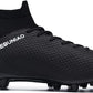 Men'S Soccer Cleats Football Shoes for Indoor Outdoor Training White