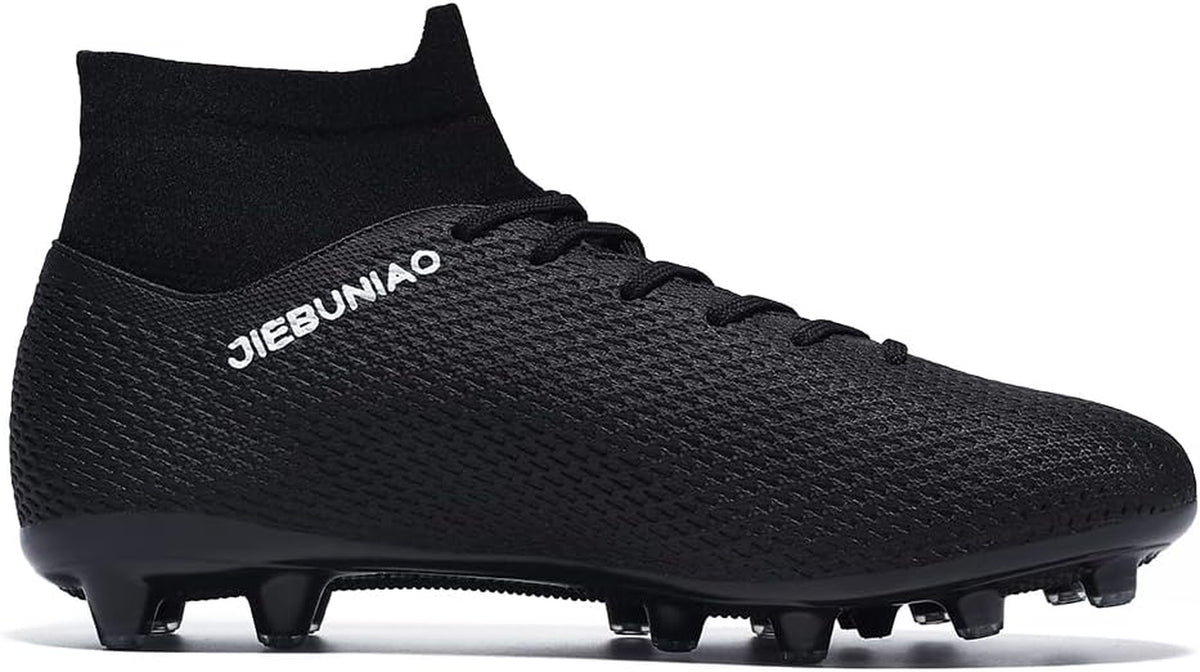 Men'S Soccer Cleats Football Shoes for Indoor Outdoor Training White