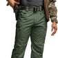 Men'S Flex Stretch Tactical Pants, Water Resistant Ripstop Cargo Pants, Lightweight EDC Outdoor Work Hiking Pants