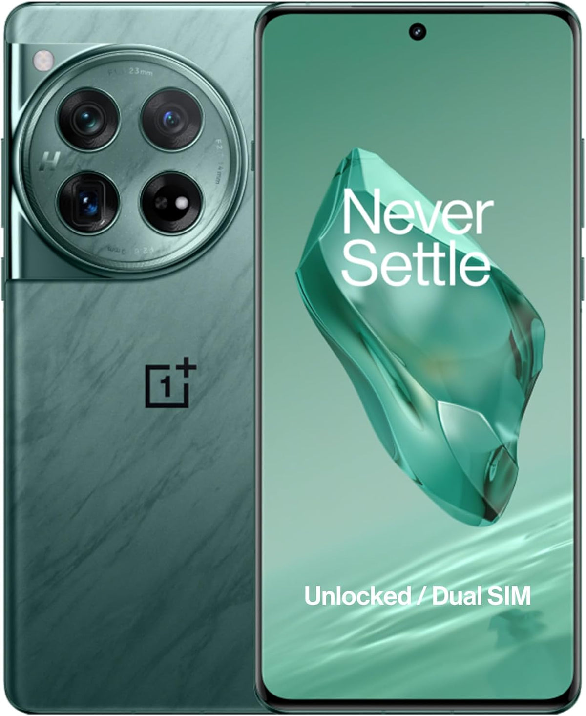 Oneplus 12 Unlocked Android Phone — Snapdragon 8 Gen 3 Phone W/ 16GB RAM, Hasselblad Camera, Dual SIM, 2K 120Hz Proxdr Display, 5400Mah Battery, SUPERVOOC Charging, Oxygenos (512GB, Flowy Emerald)