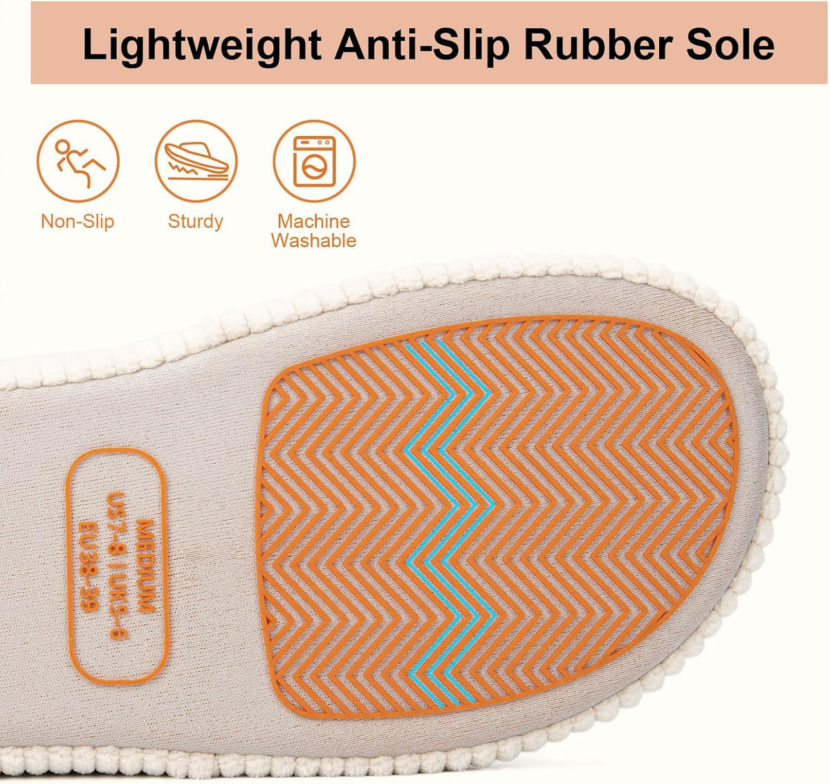 Slippers for Women Memory Foam Open Toe Indoor House Shoes Gifts