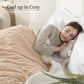 Electric Heated Blanket, 3D Pattern Design, Twin Size Sherpa Super Cozy Heated Blanket with 5 Heating Levels & 10 Hours Auto Off, Beige
