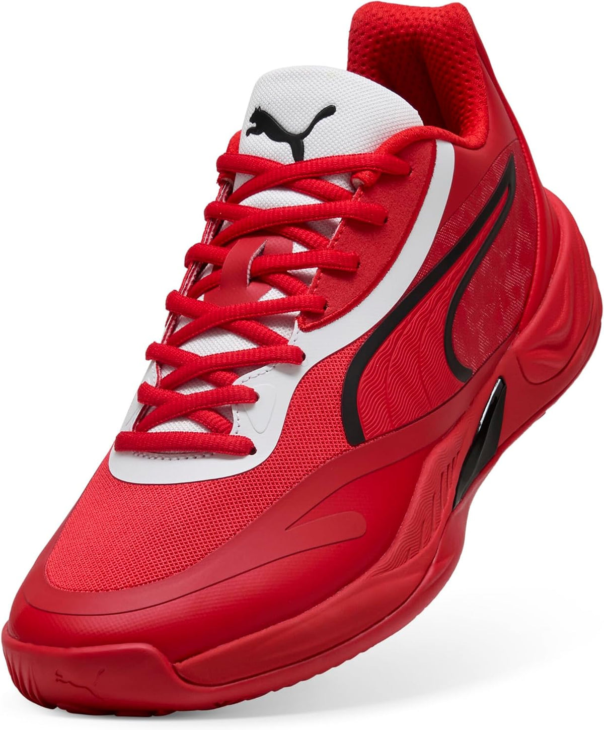 PUMA Mens All-Pro Nitro Skybreak Basketball Sneakers Shoes - Pink, White