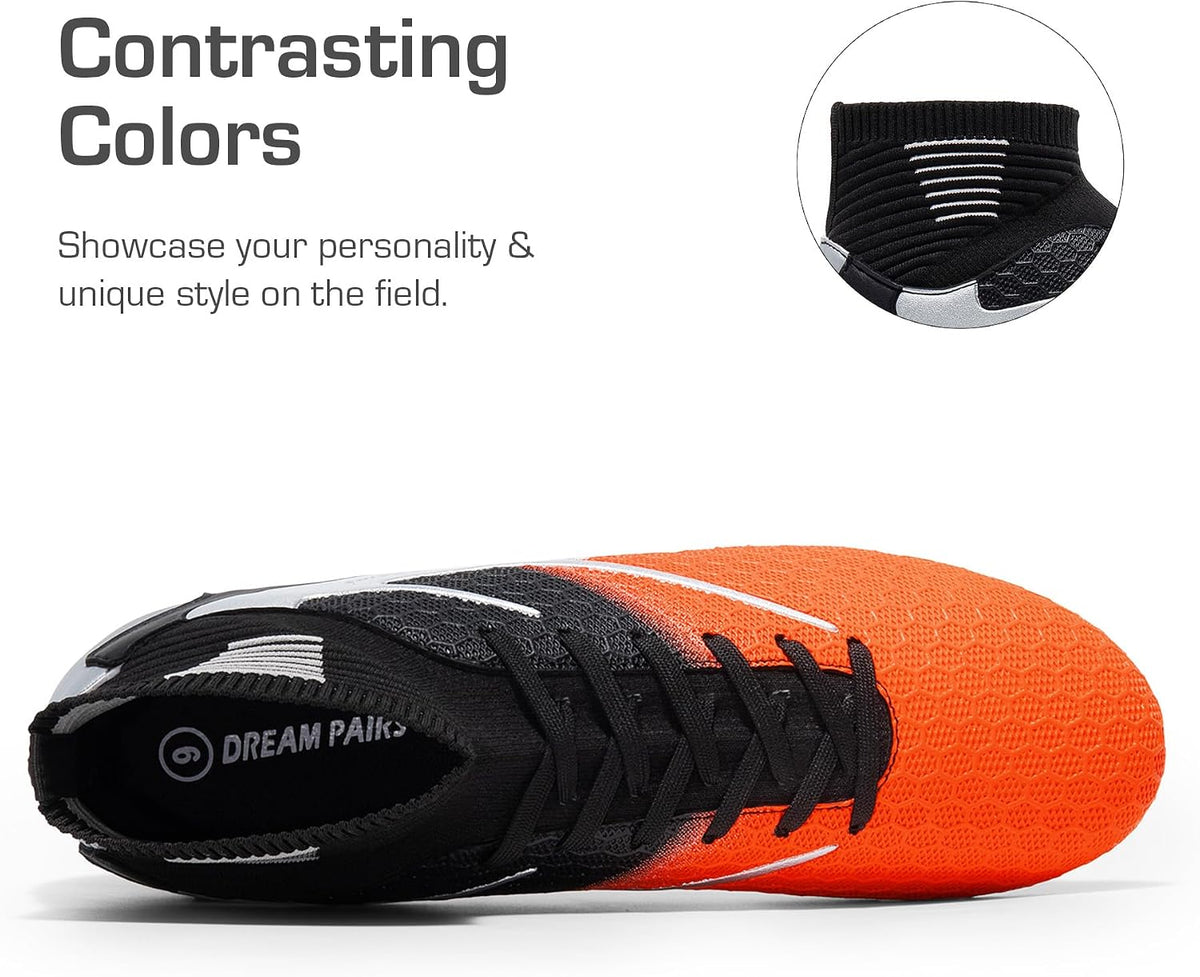 Men'S High Tops Lace up Soccer Cleats