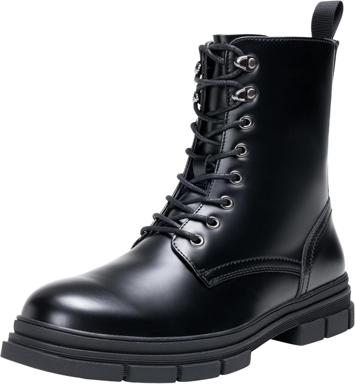 Mens Boots High Top Motorcycle Combat Boots