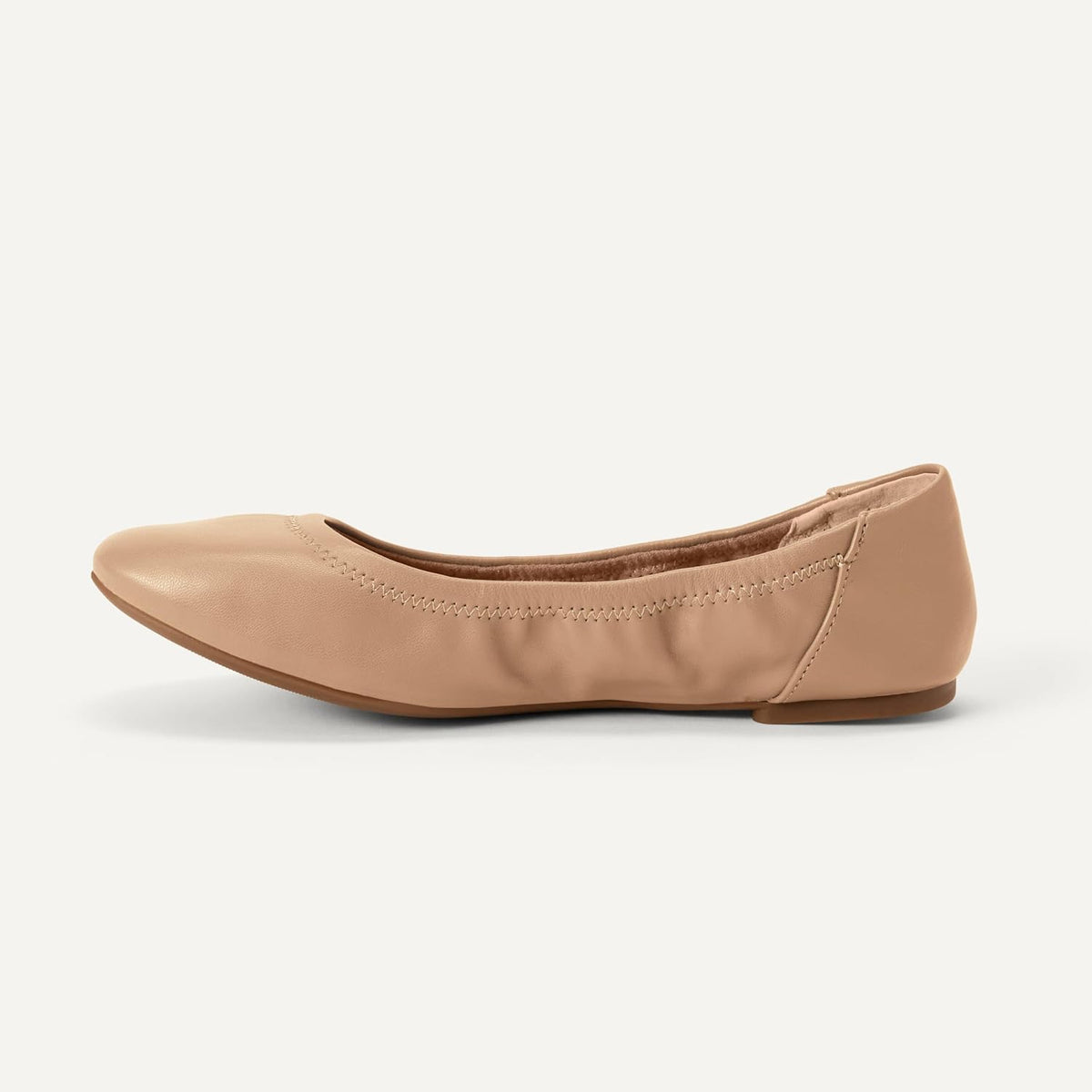 Women'S Comfortable round Toe Ballet Flats, Cushioned Memory Foam