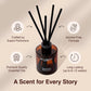 Golden Reverie Scent Aroma Diffuser for Home – Reed Diffuser with Essential Oils – Long Lasting Room Scent Diffuser, Vanilla Pear Scent – 150Ml