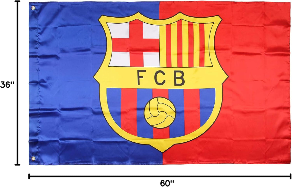 GLUUGES 3×5 Football Club Flag Team Soccer Banner for FC Fan Use Indoor or Outdoor