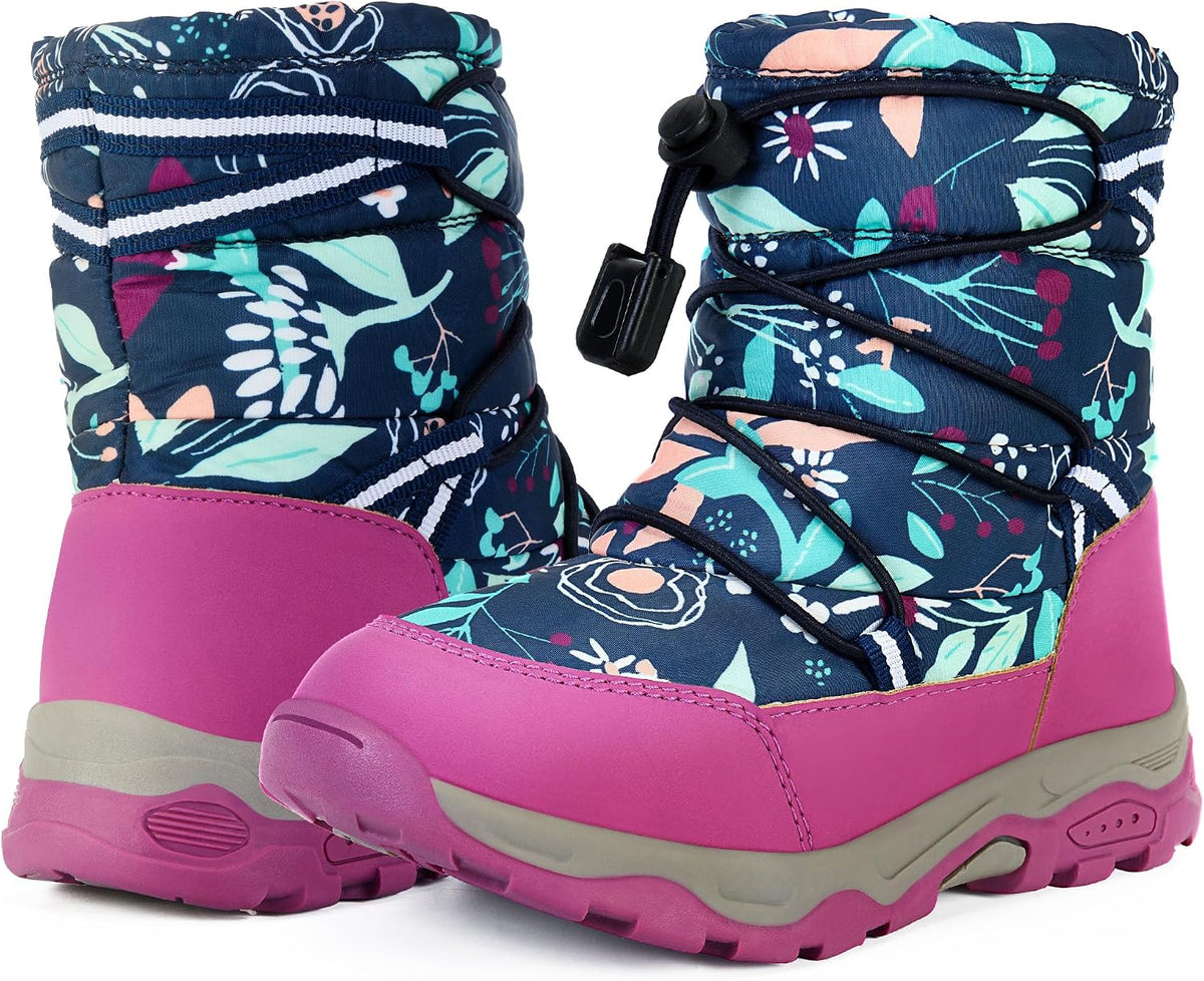 Toddler Snow Boots Boys Girls Kids Winter Waterproof Shoes