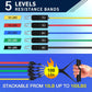 Resistance Bands, 5 Level Exercise Bands with Handles for Workout