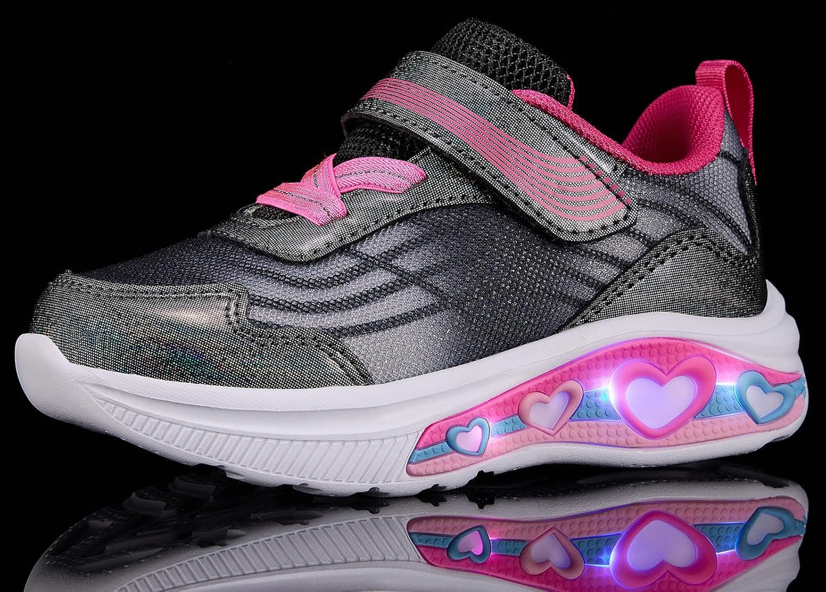 Toddler Girls Light up Shoes Kids LED Sneakers