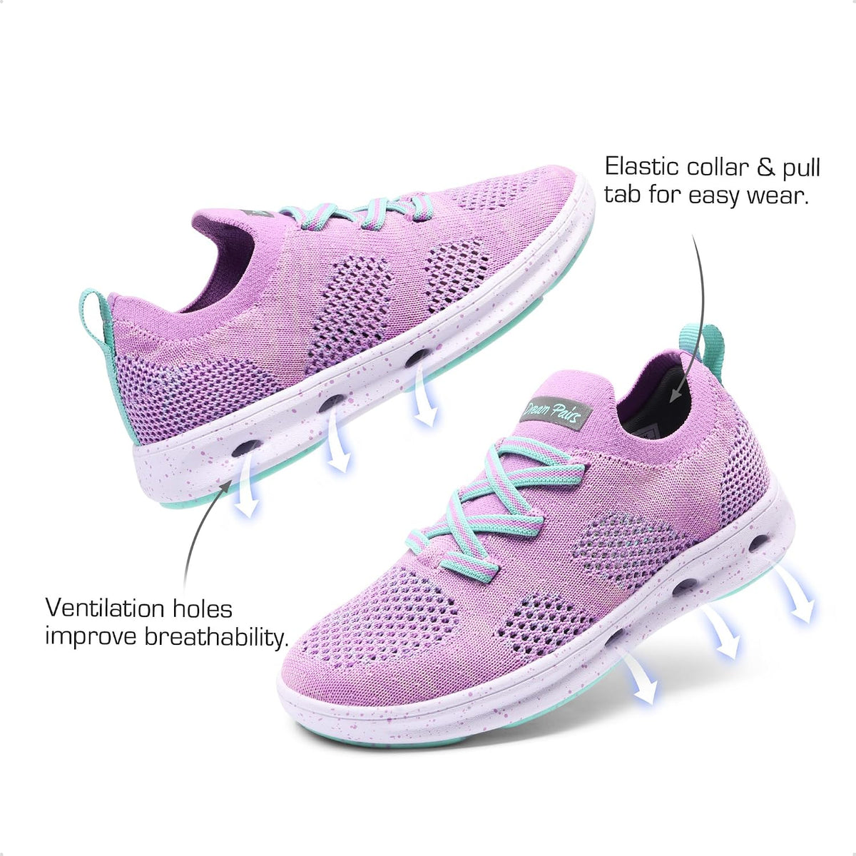 Boys Girls Sneakers Kids Slip-On Quick Dry Lightweight Aqua Water Shoes