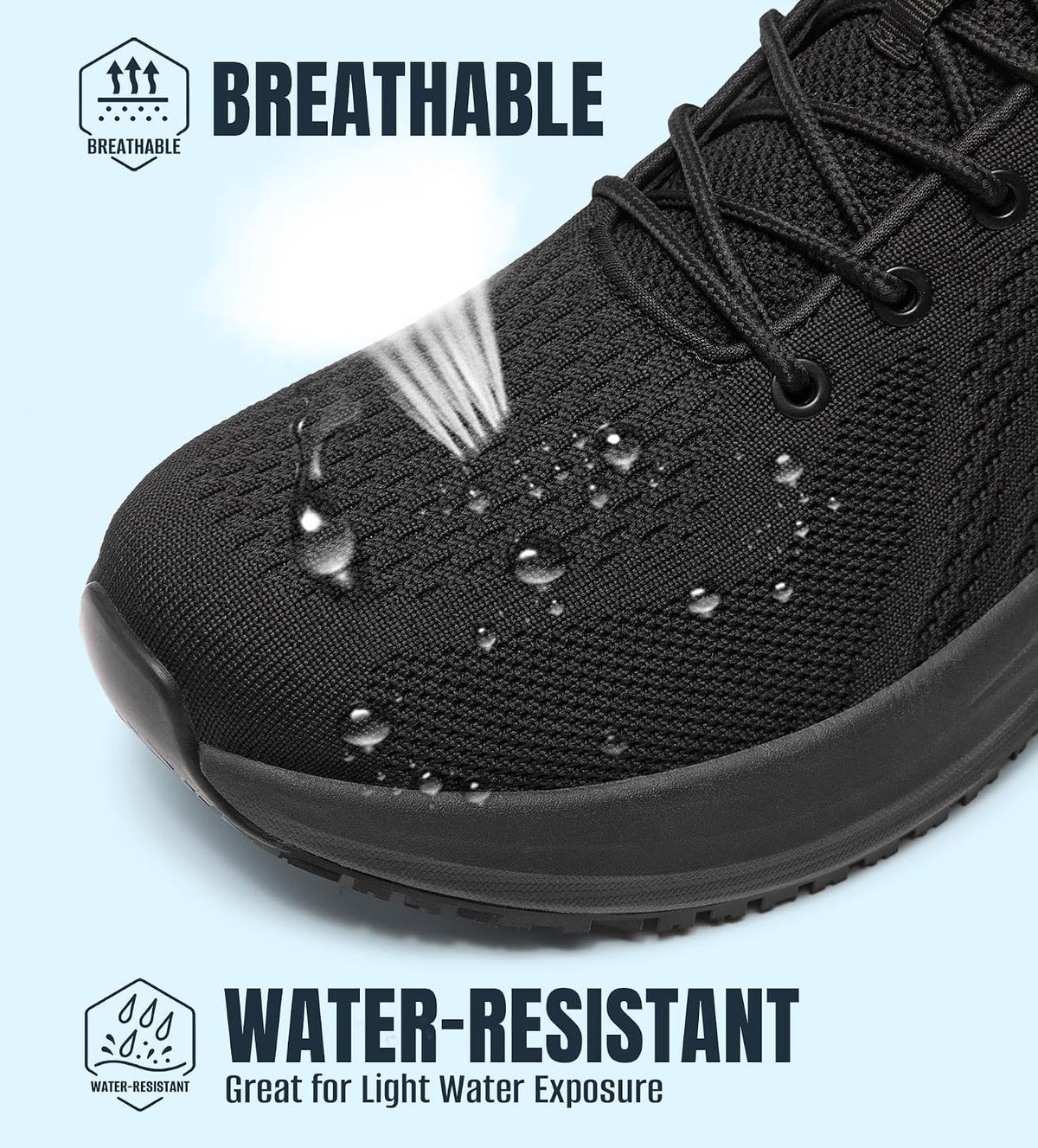 Men'S Non Slip Work Shoes Restaurant Kitchen Nurse Food Service