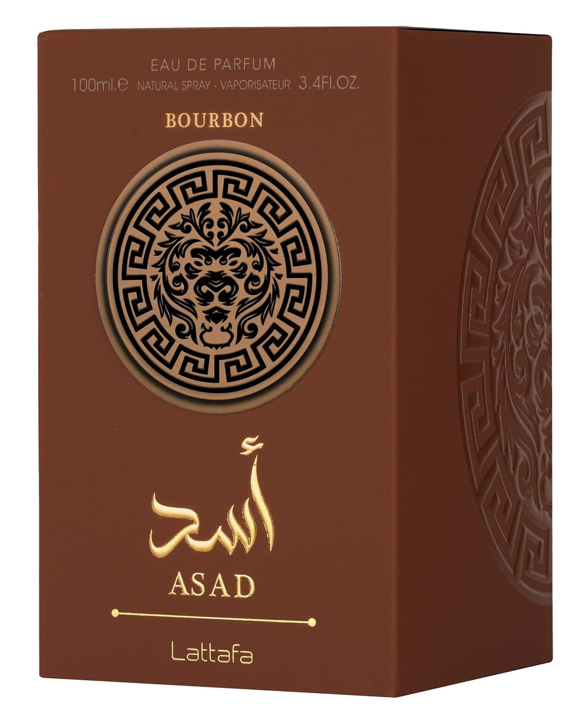 Asad Bourbon for Unisex Eau De Parfum Spray, 3.4 Ounce / 100 Ml