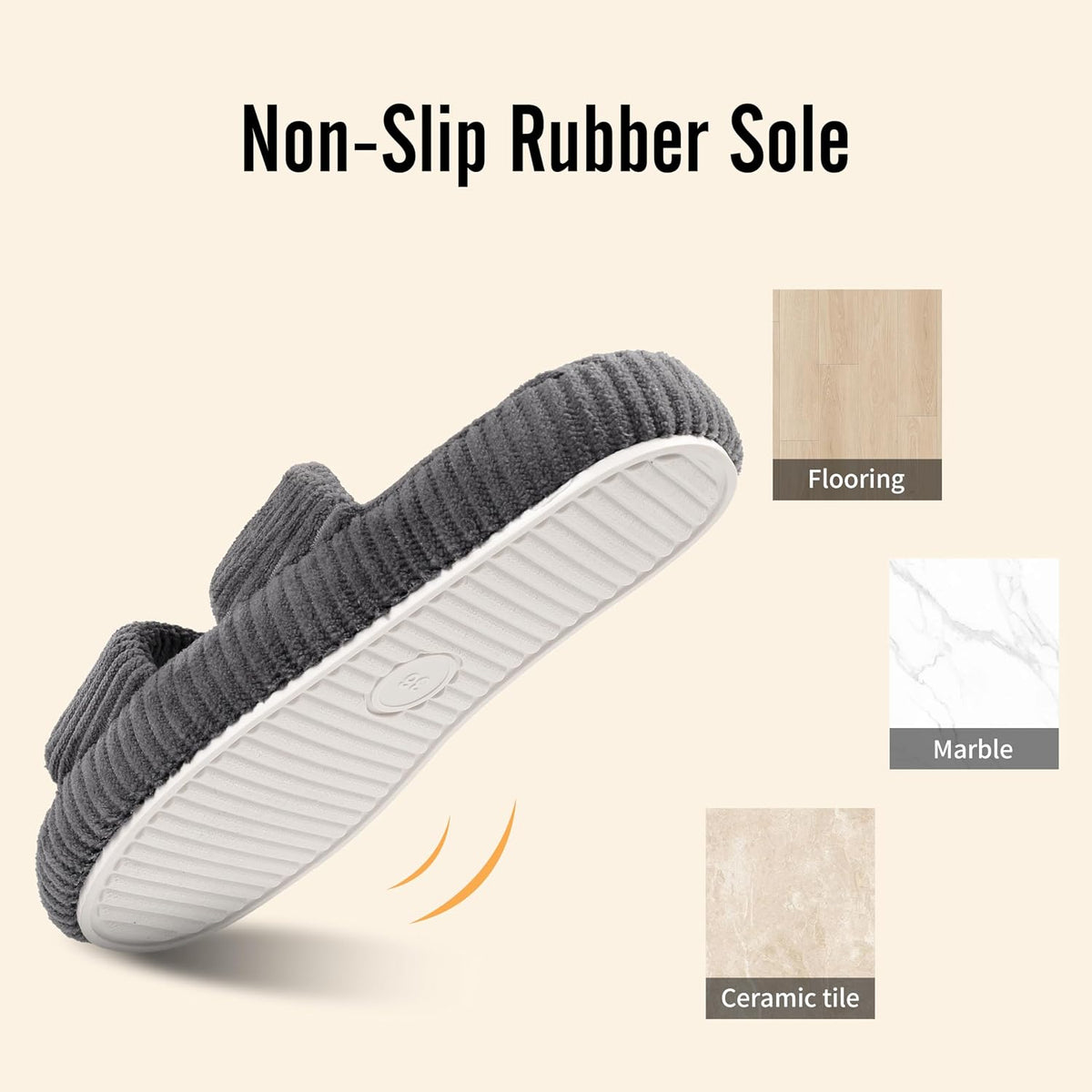 Slippers for Girls Memory Foam Open Toe Indoor House Shoes Comfy Arch Support Slip on Bedroom Trendy for Little Kid Big Kid