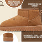 100% Genuine Leather Girls Boots Water Resistant Ankle Boots for Girls