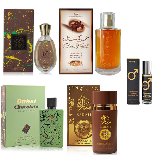 Men'S Cologne Gift Set - Variety Pack of 4 Long Lasting Fragrances with 10Ml Pheromone Cologne for Men Kit EDP/EDT (Phm-Choco/Dbchoco35M/Chocogreen/Sarahcho)