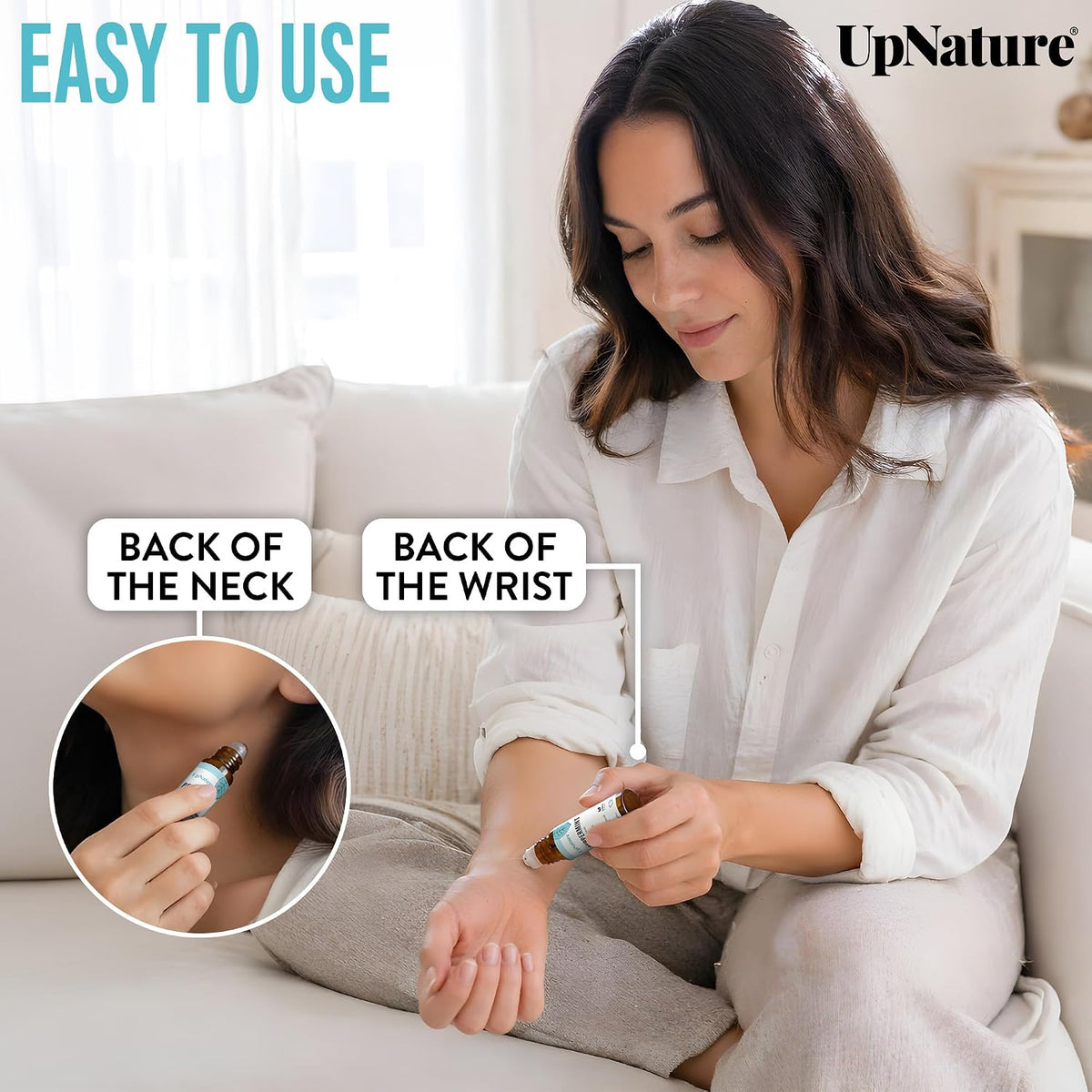 Peppermint Oil Roll on for Pregnancy Nausea & Morning Sickness