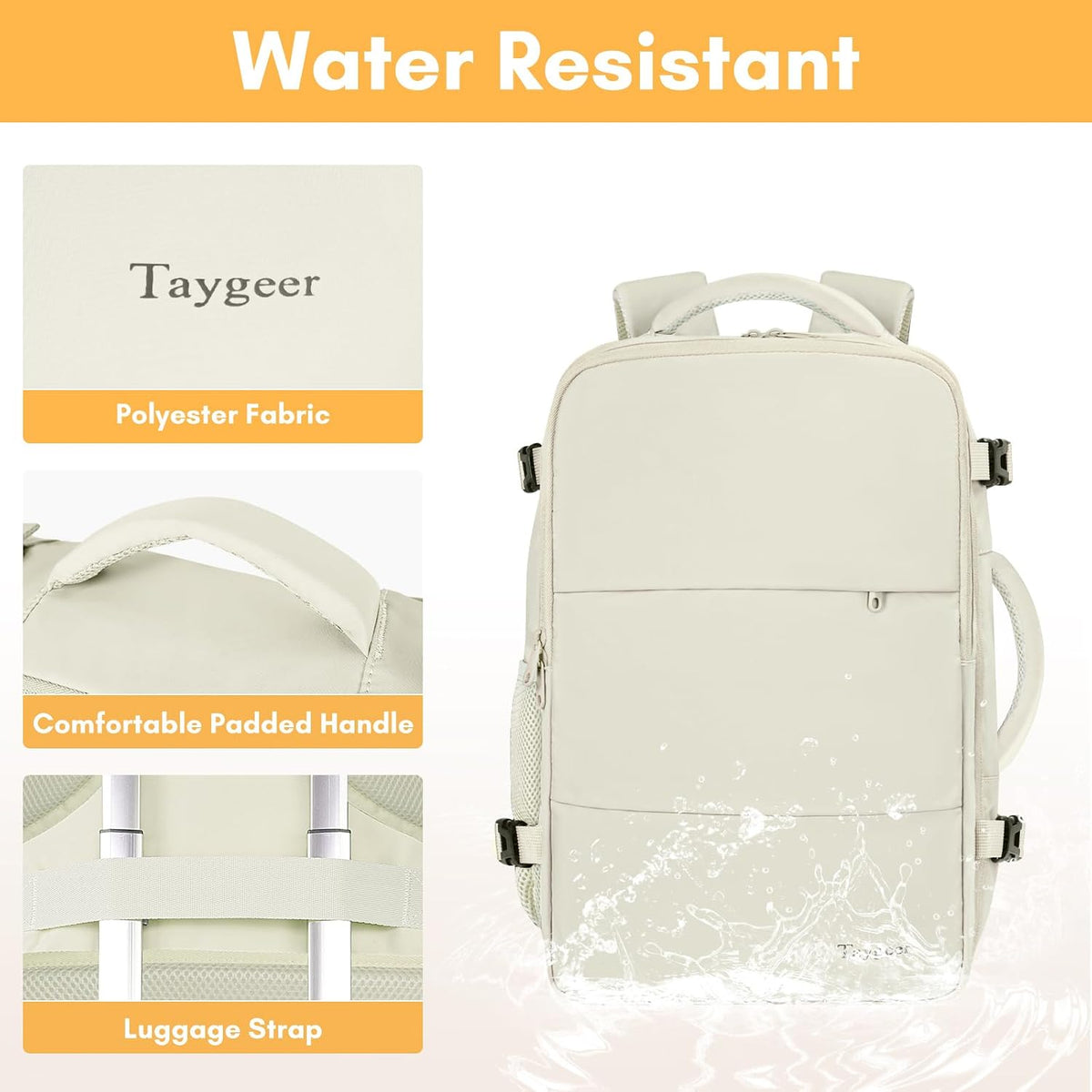 Travel Backpack for Women, Carry on Backpack with Shoe Pouch