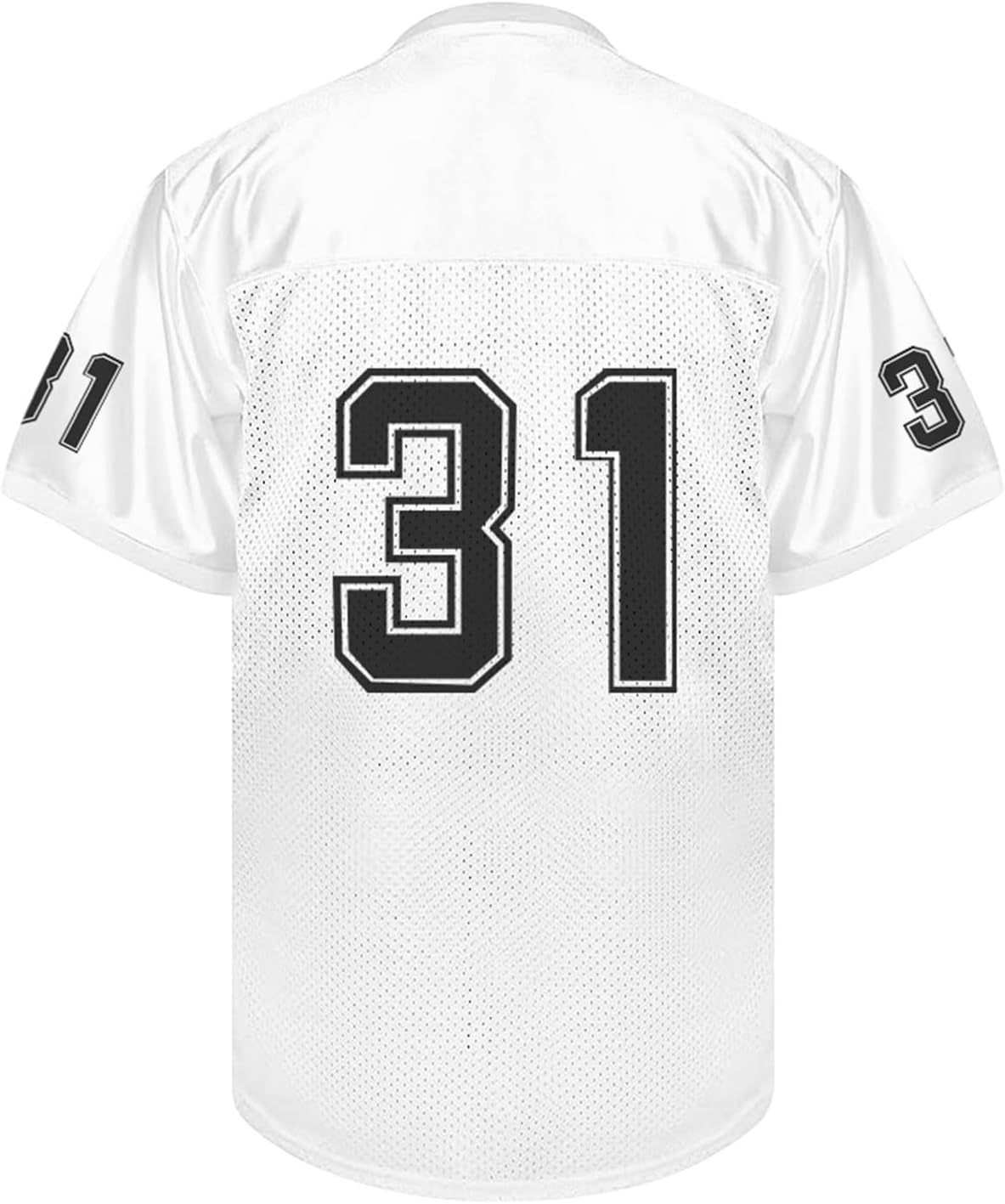 Men'S No Name Football Jersey #1#11#26#31 White Stitched