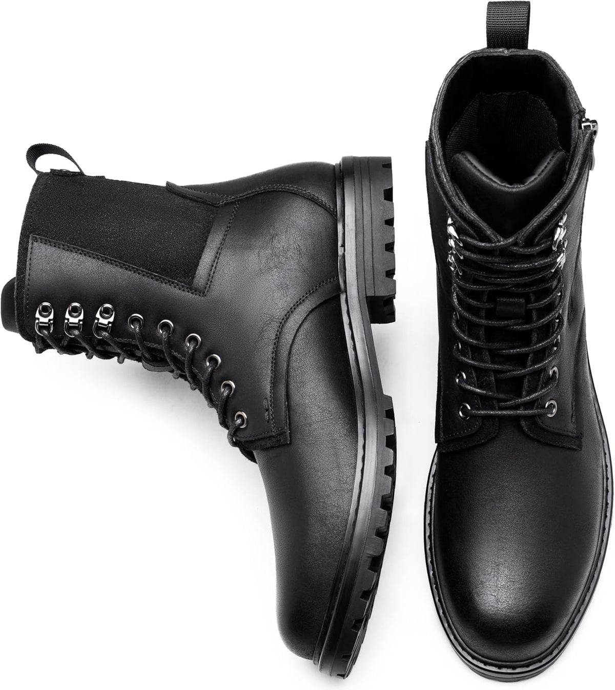 Boots for Men Leather Casual Shoes Combat Boots