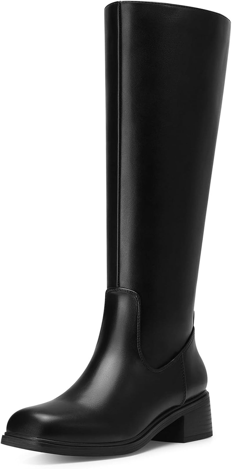 Women Knee High Boots: Comfortable Low Heel Long Boot
