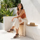Chica Espadrille Wedge Sandals for Women Slip on Closed Toe Women Shoes with Elastic Straps and Stylish Everyday Comfort