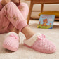 Girls Slippers Memory Foam Toddler Kids Comfort Wool-Like Plush Fleece Lined House Shoes for Indoor & Outdoor