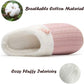 Women'S Fuzzy House Slippers Memory Foam Cute Ladies Home Shoes