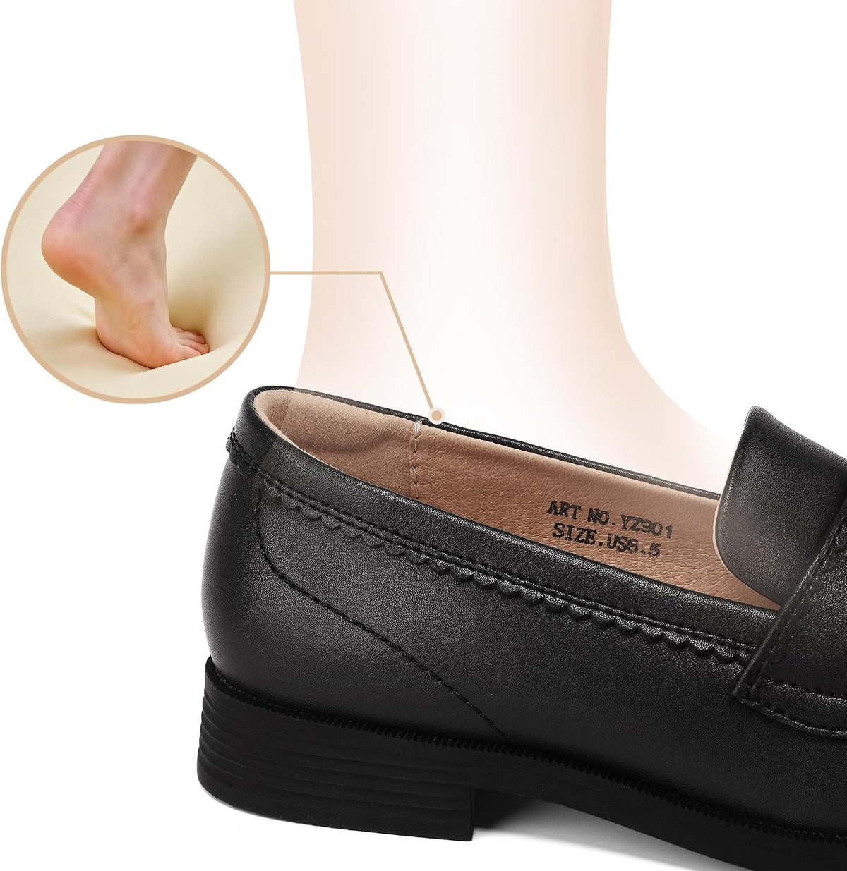 Loafers for Women Comfortable Dress Leather Womens Loafers