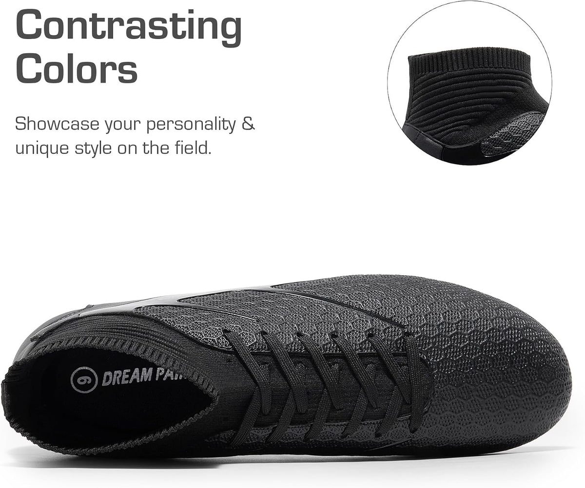Men'S High Tops Lace up Soccer Cleats