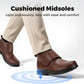 Extra Wide Mens Boots Diabetic Dress Oxford Business Casual Boots