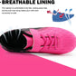 Kids Firm Ground Soccer Cleats Boys Girls Athletic Outdoor Football Shoes