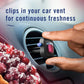 Car Air Freshener, Odor-Fighting Automotive Vent Clip, Scented Car Accessories, Long Lasting for Strong Odors, Cranberry Crumble Scent, 4 Count